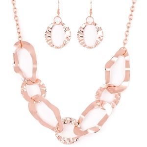 Necklace and earrings